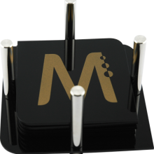 Acrylic Custom Coaster w/ 6 Custom Coasters