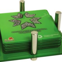 Acrylic Custom Coaster w/ 4 Custom Coasters